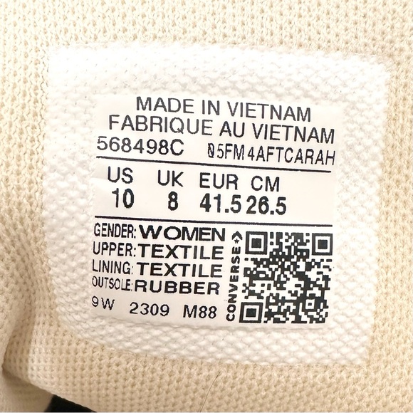 Converse Chuck Taylor All Star Move High Top Sneaker White Platform Woman’s 10 - Picture 12 of 14